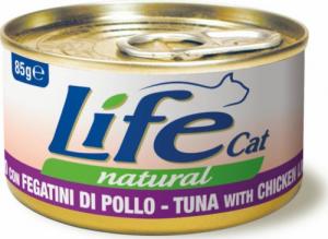 Life Pet Care LIFE CAT pusz.85g TUNA + CHICKEN LIVER /24 1