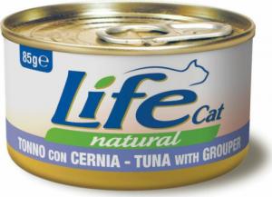 Life Pet Care LIFE CAT pusz.85g TUNA + GROUPER GRANIK/24 1