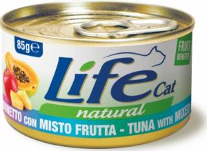 Life Pet Care LIFE CAT pusz.85g TUNA + MIXED FRUIT /24 1