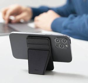 Uniq UNIQ Lyft magnetyczny stojak na telefon snap-on stand and card holder brązowy/brown 4