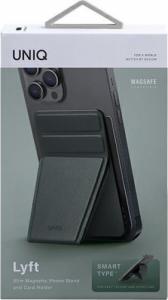 Uniq UNIQ Lyft magnetyczny stojak na telefon snap-on stand and card holder zielony/green 6
