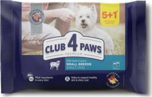 Club 4 Paws CLUB4Ł PIES 5*100g SASZ. JAGNIĘCINA 1