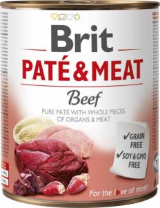 Brit puszka PATE&MEAT BEEF /6 800g 1