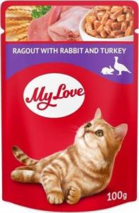 Mylove MY LOVE sasz. 100g ADULT KRÓLIK INDYK SOS /24 1