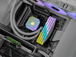 Pamięć Corsair Vengeance RGB RT, DDR4, 32 GB, 3200MHz, CL16 (CMN32GX4M2Z3200C16W) 9