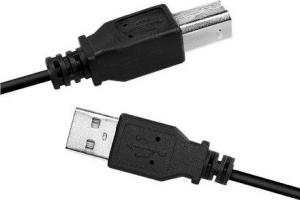 Kabel USB LogiLink USB-A - USB-B 2 m Czarny (CU0007B) 2