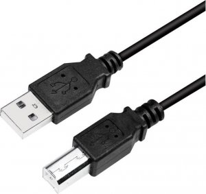 Kabel USB LogiLink USB-A - USB-B 3 m Czarny (CU0008B) 1