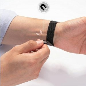 Mercury Mercury pasek Mesh Apple Watch 42mm czarny/black 5