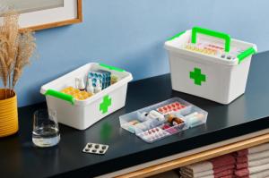 ORPLAST Apteczka Antibacterial First aid 12,5 handle Insert 40x30 4