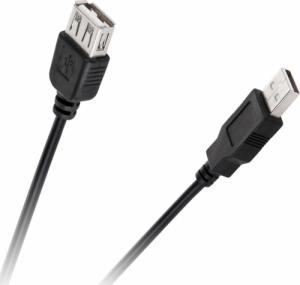 Kabel USB Cabletech USB-A - USB-A 0.8 m Czarny (KPO2783-0,8) 1