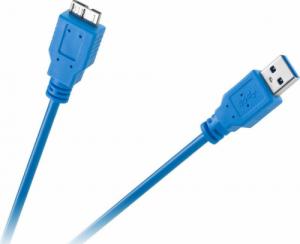 Kabel USB Cabletech USB-A - microUSB 1.8 m Niebieski (KPO2902) 1