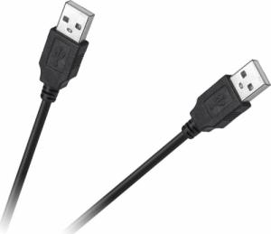 Kabel USB Cabletech USB-A - USB-A 1 m Czarny (KPO4012-1.0) 1