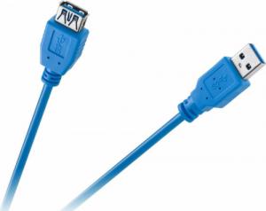 Kabel USB Cabletech USB-A - USB-A 1.8 m Niebieski (KPO2901) 1