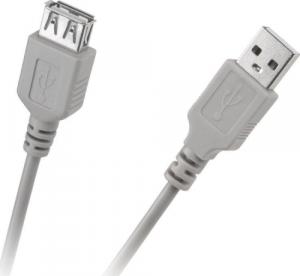 Kabel USB USB-A - USB-A 3 m Szary (KPO2783-3) 1