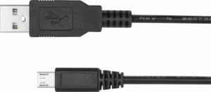 Kabel USB Kruger&Matz USB-A - microUSB 1 m Czarny (KM0359) 1