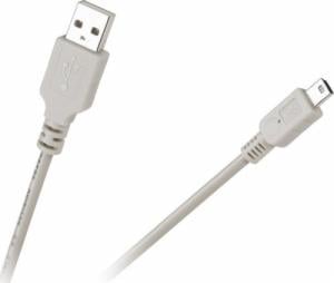 Kabel USB Cabletech USB-A - miniUSB 1 m Szary (KPO3889-1) 1