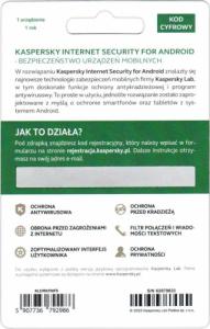 Kaspersky Lab KASPERSKY INTERNET SECURITY FOR ANDROID 2