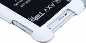 Etui na tablet Quer Etui białe dedykowane do Samsung Galaxy Tab P3100 (skóra naturalna) 5