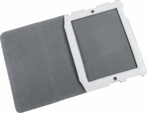 Etui na tablet Quer Etui dedykowane do Apple iPad 2 skóra białe naturalna 1