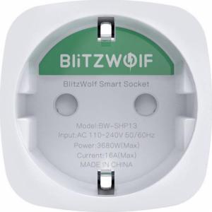 Blitzwolf Inteligentne gniazdko WiFi Blitzwolf BW-SHP13, 3680W 4