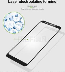 MOFI Szkło hartowane na pełny ekran MOFI do Xiaomi Redmi Note 5A / 5A Prime czarne 5