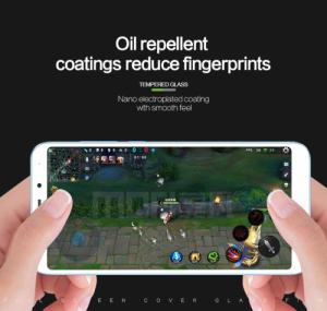 MOFI Szkło hartowane na pełny ekran MOFI do Xiaomi Redmi Note 5A / 5A Prime czarne 6