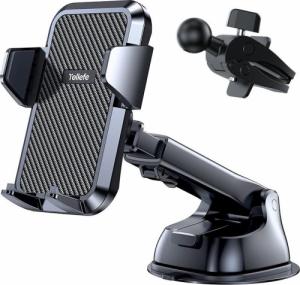 Joyroom Uchwyt samochodowy na telefon Joyroom na deskę rozdzielczą / w kratkę czarny 1
