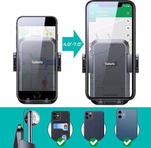 Joyroom Uchwyt samochodowy na telefon Joyroom na deskę rozdzielczą / w kratkę czarny 6