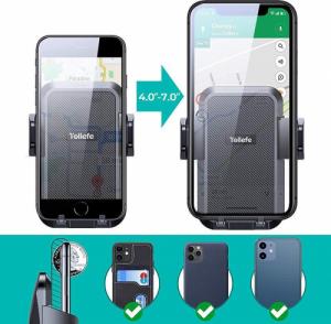 Joyroom Uchwyt samochodowy na telefon Joyroom na deskę rozdzielczą / w kratkę czarny 7