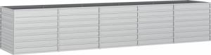 vidaXL Donica do podwyższonej rabaty, 400x80x77 cm, stal galwanizowana 2