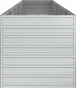 vidaXL Donica do podwyższonej rabaty, 400x80x77 cm, stal galwanizowana 5