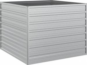 vidaXL Donica do podwyższonej rabaty, 100x100x77cm, stal galwanizowana 2