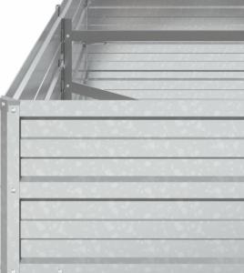 vidaXL Donica do podwyższonej rabaty, 160x80x45 cm, stal galwanizowana 6