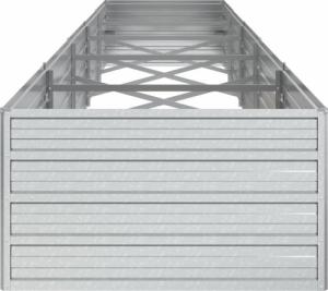 vidaXL Donica do podwyższonej rabaty, 400x80x45 cm, stal galwanizowana 5