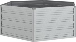 vidaXL Donica do podwyższonej rabaty, 129x45 cm, stal galwanizowana 2