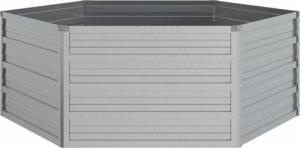 vidaXL Donica do podwyższonej rabaty, 129x45 cm, stal galwanizowana 5