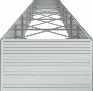 vidaXL Donica do podwyższonej rabaty, 600x80x45 cm, stal galwanizowana 5