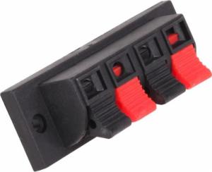 Cabletech Gniazdo głośnikowe x4 na płytce Cabletech 2