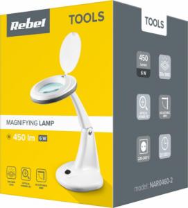 Lampka biurkowa Rebel Tools biała  (NAR0460-2) 2