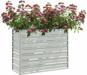 vidaXL Donica do podwyższonej rabaty, 100x40x77cm, stal galwanizowana 3