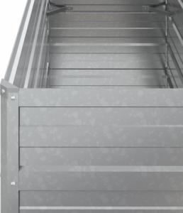 vidaXL Donica do podwyższonej rabaty, 100x40x77cm, stal galwanizowana 6