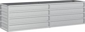 vidaXL Donica do podwyższonej rabaty, 160x40x45 cm, stal galwanizowana 2