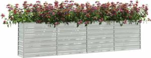vidaXL Donica do podwyższonej rabaty, 320x40x77 cm, stal galwanizowana 3