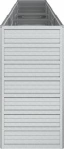 vidaXL Donica do podwyższonej rabaty, 320x40x77 cm, stal galwanizowana 5