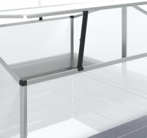 vidaXL Miniszklarenka 100 cm x 100 cm x 85 cm (316882) 7