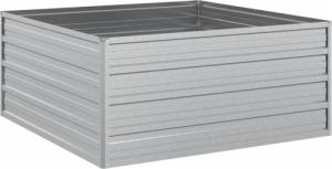 vidaXL Donica do podwyższonej rabaty, 100x100x45cm, stal galwanizowana 2