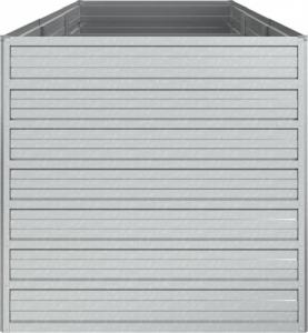 vidaXL Donica do podwyższonej rabaty, 240x80x77cm, galwanizowana stal 4