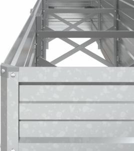 vidaXL Donica do podwyższonej rabaty, 320x40x45 cm, stal galwanizowana 6