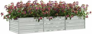 vidaXL Donica do podwyższonej rabaty, 240x80x45 cm, stal galwanizowana 3