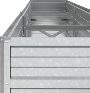 vidaXL Donica do podwyższonej rabaty, 240x40x45 cm, stal galwanizowana 6